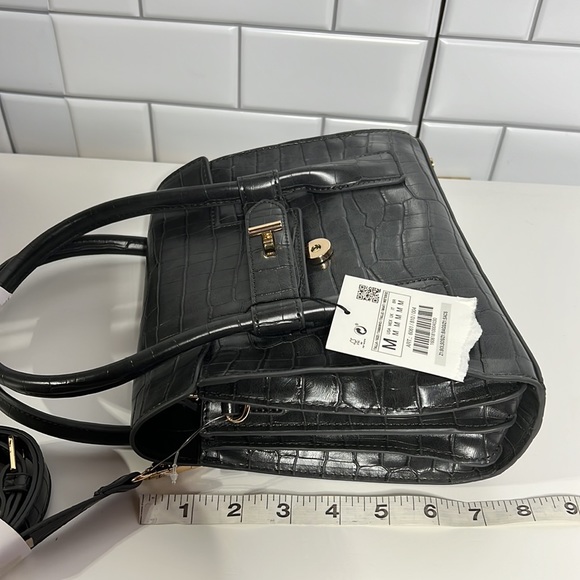 Zara mock croc double strap city bag - Picture 14 of 15